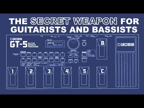 BOSS GT-5! Fun, creative GUITAR and BASS sounds for dirt cheap!