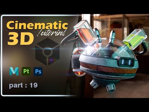 Sci-Fi Cooking Robot | Maya Tutorial PART: 19 #3d #maya #animation #vfx #3d #tutorial #youtube