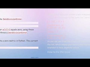 How to Fix the ZeroDivisionError: float division by zero in Python Code
