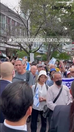 Japanese people sing in Hebrew 'Oseh Shalom' in solidarity with Israel and prayers for peace #shorts