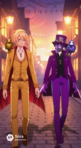 Veyne/Victorus: Automatons! #aigenerated #soraai #steampunk #anime #originalcharacters