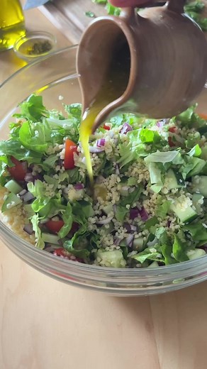 80K views · 870 reactions | Serve up this hearty vegan Greek salad as a meal or side dish! Adding the millet into the recipe makes the salad more filling and of course nutritious too. Recipe: https://plantbasedonabudget.com/recipe/millet-greek-salad/ | Plant-Based on a Budget | Facebook