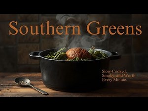 Southern Style Turnip Greens and Ham Hocks Recipe