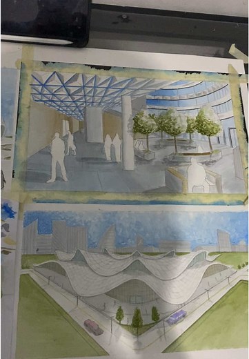 DESIGN 5 MODERN SHOPPING MALL #architecture #arkistudent