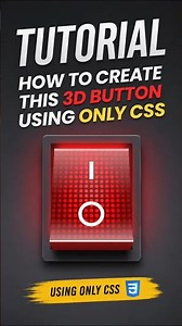Master 3D Buttons: Pure CSS No JS Switch Tutorial