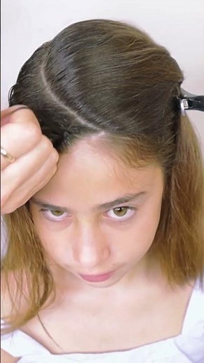 Braided Elegance: Half-up, Half-down with Dutch Braids 🤩