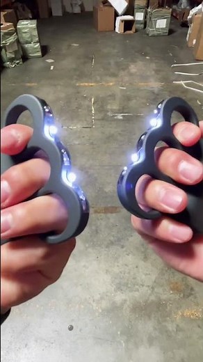 Triple Sting Ring Knuckle Stun Gun Self Defense Tool