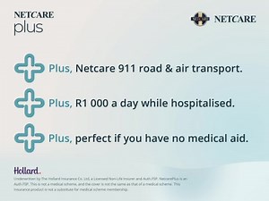 18K views · 151 reactions | NetcarePlus Accident Cover provides you with unlimited emergency treatment at a private hospital when you have no medical aid, from only R280pm. | Netcare Limited | Facebook