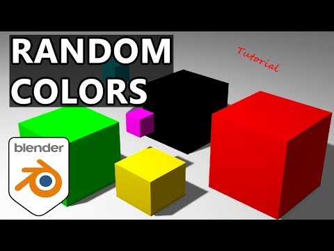 ✅How to Generate Random Colors in Blender