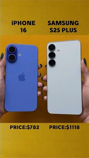iPhone 16 vs S25+ – 2025 Full Comparison! Which Should You Buy?
