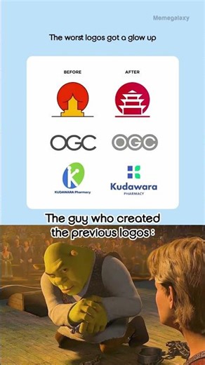 The worst logo s that got a glow up #funny #funnyimages #company #logo #icon #meme #comedy