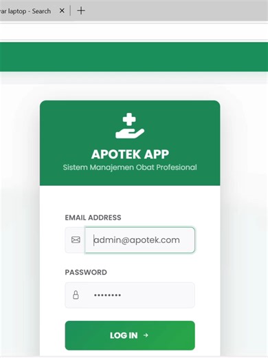 Lagi dapet tugas bikin website tapi bingung mulai dari mana? 😵‍💫 Tenang, ini Web Apotek berbasis Laravel siap pakai 👇 ✔ Login Admin & Kasir ✔ CRUD Data Obat ✔ Stok & Harga otomatis ✔ Tampilan profesional Bootstrap ✔ Cocok buat tugas sekolah / kuliah / PKL ✔ Tinggal install, langsung jalan 💻 Dibuat pake Laravel PHP M@ySQL (XAMPP) 🎨 UI rapi, nggak norak, khas aplikasi apotek beneran 📦 Dapet file panduan install 🔗 Link ada di bio / Lynk.id 💬 Minat? Chat aja, santai ✌️ 🎯 Caption Versi Lebih
