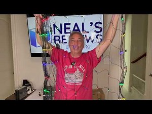 Net Lights for Tree or Hanging for Christmas Review & Unboxing 4K
