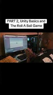 PART 2, Learning the Unity Basics and The Roll-A-Ball Game #unity3d #indiegamedev #fypシ