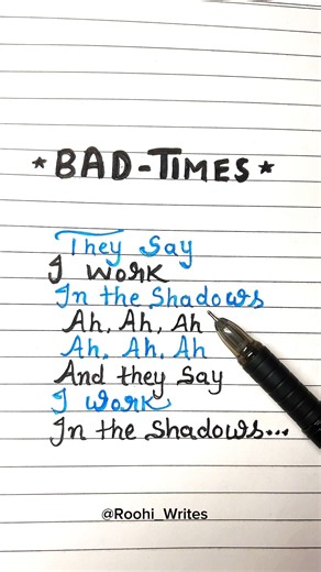 BAD TIMES - Imael Angel (lyrics) #shorts