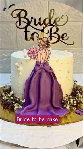 Trending Bride to be cake 🥰😍colourful#cakedesign#aesthetic#viral