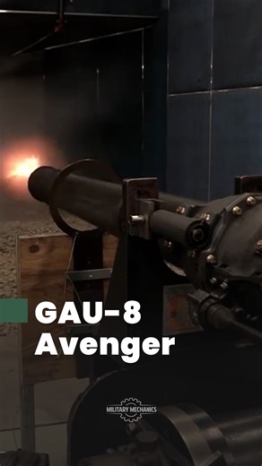 The GAU-8 Avenger is a seven-barrel, aircraft-mounted rotary cannon designed to destroy armored vehicles. Famous for its thunderous sound and immense recoil, it provides devastating close air support, exceptional accuracy, and battlefield dominance when deployed from the A-10 aircraft platform. | Military Mechanics