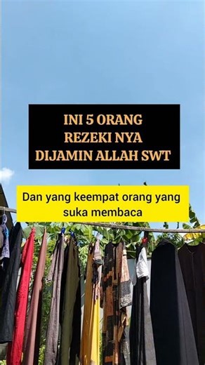These 5 people are guaranteed sustenance by Allah SWT @syahditutorial