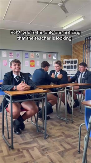 Encounter with Unknown Students at School