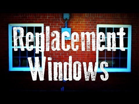 Removing Old Wood Windows & Installing Vinyl Replacement Windows
