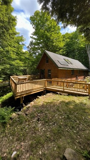 7 Acres of Riverfront Land and a Cozy Off-Grid Cabin for $155,000! | Affordable Log Cabins