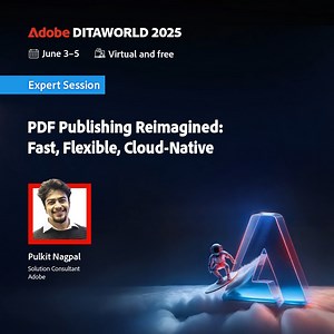 Join us at Adobe DITAWORLD 2025 to see how PDF publishing is being...