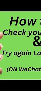 How to Fix Check Your Network Connection On WeChat App | How to Fix Try Again Later On WeChat | 2023