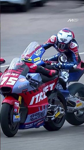 The incident that caused the red flag in Moto2 🚩 | 2025 German GP