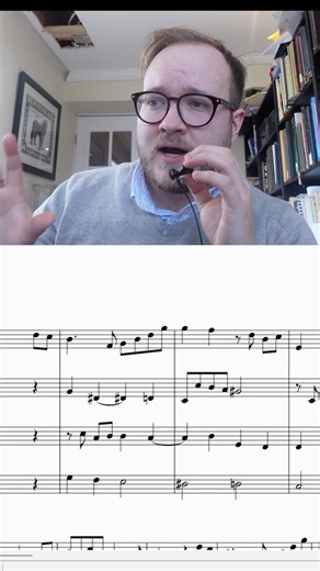 Composing slow music that has a contrapuntal texture