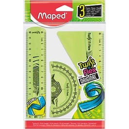 Maped Twist N Flex 3 Piece Geometry Set