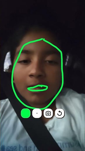 trying to draw my face on a bumpy road trp