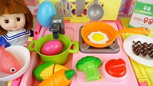 25K views · 436 reactions | Kitchen cart and Baby Doll toys surprise...