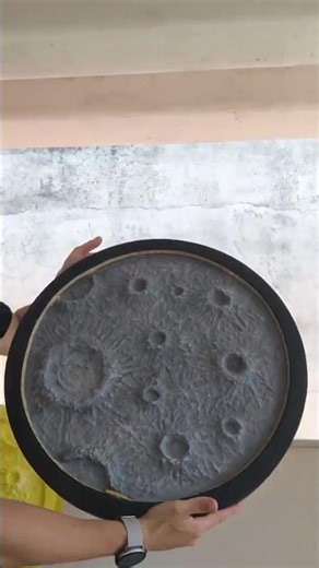 Forma luminária da Lua #lua#gesso3d#forma