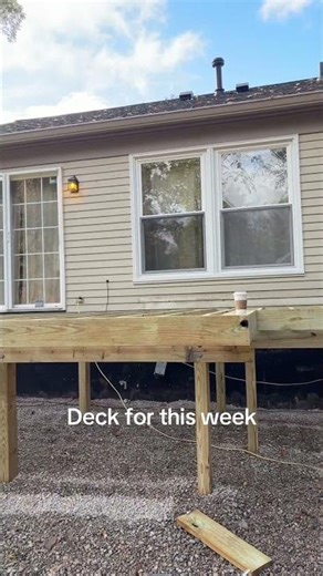 Framing almost done. Timbertech decking and key link cable railing going on. #timbertech #decking