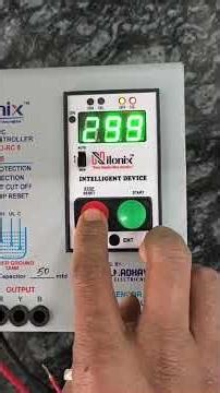 Automatic Water Level Controller (1 HP) | Working & Demonstration