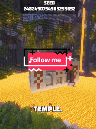 Discover the Strange Dessert Temple Seed in Minecraft
