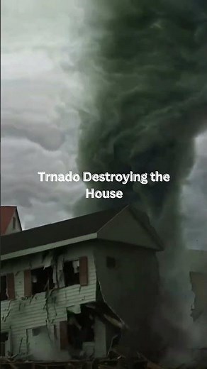 4K Tornado Destroys House in Seconds: Incredible Footage