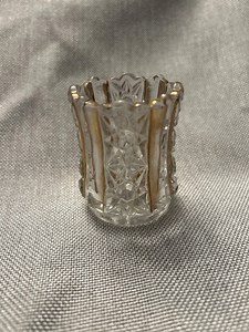 Vintage Early American Pattern Glass Toothpick Holder - Etsy