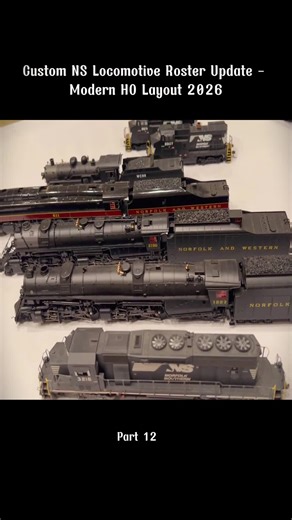 Custom NS Locomotive Roster Update #model #trains #coal #loads #modeling