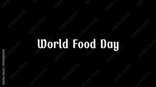 A conceptual graphic message highlighting the critical importance of nourishment, sustainable food systems, and universal access to sustenance for global well-being and awareness initiatives