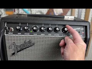 Fender Champion 20 Clean Tone - Cigar Box Guitar with Mike Snowden
