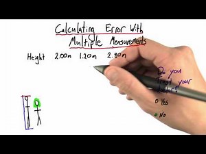 Calculating Error with Multiple Measurements - Intro to Physics