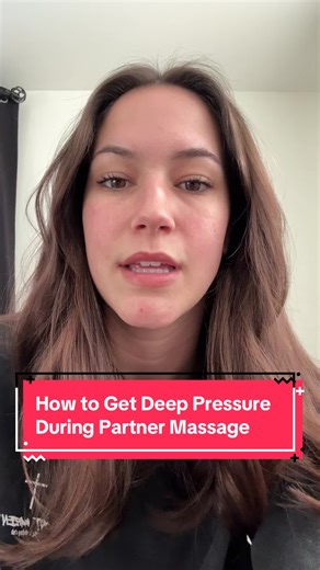 These are the top things I tell my clients when they ask “how can I get more pressure at home?” Follow these tips and let me know how they help!🥰 #massagetips #howtomassage #massagetherapy #partnermassage #massage