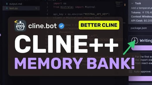 记忆银行（Memory Bank）   Cline、RooCode、Windsurf 和 Cursor：让你的AI编程效率提升10倍，成本更低！