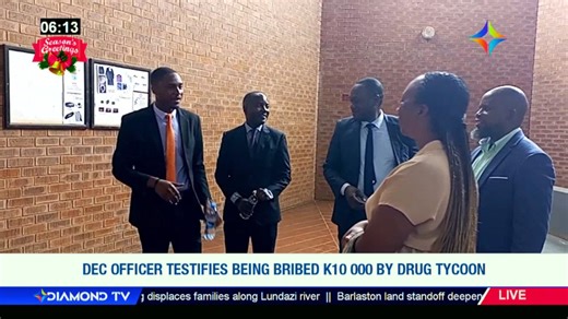 NEWS IN DETAIL: DIAMOND NEWSDESK @6AM You are watching our well balanced, unbiased & factual #DiamondNewsDesk, plus the #DiamondInsight from 06:00hrs to 06:30hrs. FLOODING DISPLACES FAMILIES ALONG LUNDAZI RIVER DRIVERS BEMOAN MISUSE OF FUNDS AT NAKAMBALA BUS STATION RESIDENTS DECRY STALLED HEALTH POST PROJECT This program is also live on Channel 271 DStv | GOtv 20 (We do not own rights to the music) | Diamond TV Online