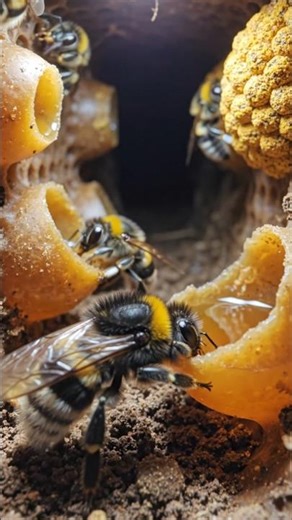 Bumble Bee Secrets 🐝 | Amazing Life Inside the Colony!