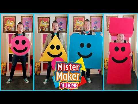 The Shapes! - Mister Maker at Home 🏠 Series 1, Episode 8 🎨