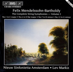 Felix Mendelssohn-Bartholdy - Nieuw Sinfonietta Amsterdam, Lev Markiz - The Complete String Symphonies – Volume 2
