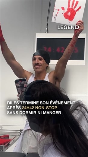 LEGEND on Instagram: "Après 24 h 42 non-stop, @0riles signe une performance hors norme : il a dédicacé à la main les 20 000 pochettes de son nouvel album 25th Hours. #legend #legendmedia #actu"