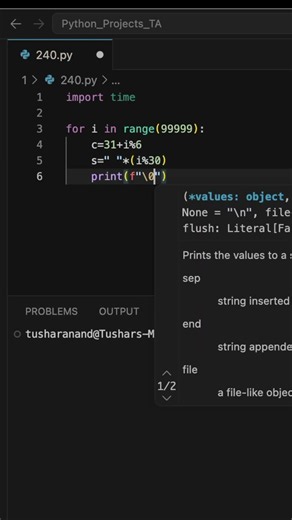 Zig-Zag Tunnel 🌀 never Ends in Terminal #shorts #coding #python #terminal